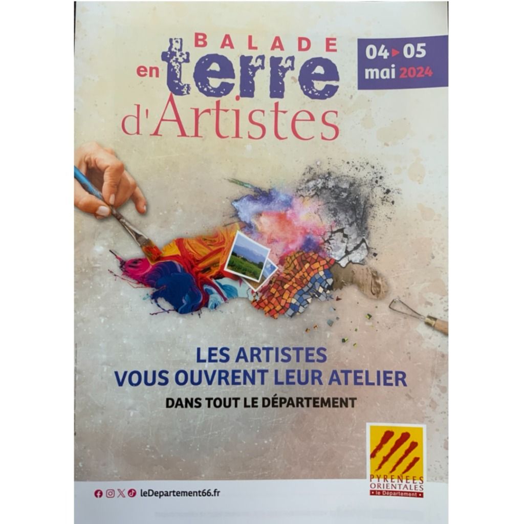 Balade en Terre d'Artistes . Edition 2024 dans le Département des Pyrénées-Orientales