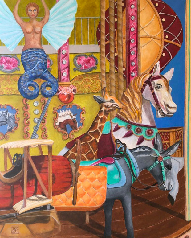 Tableau d'Aiby: 'Le Carroussel'