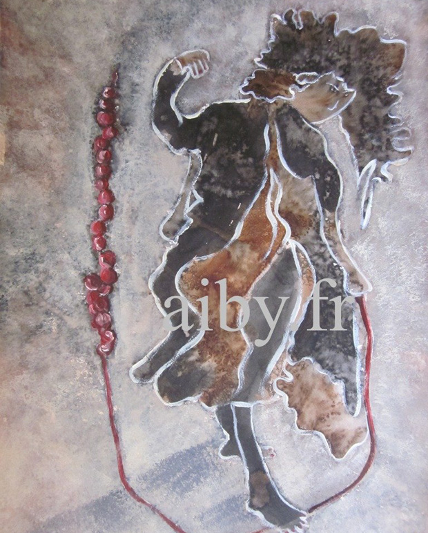 Tableau d'Aiby: 'Saut à la corde'